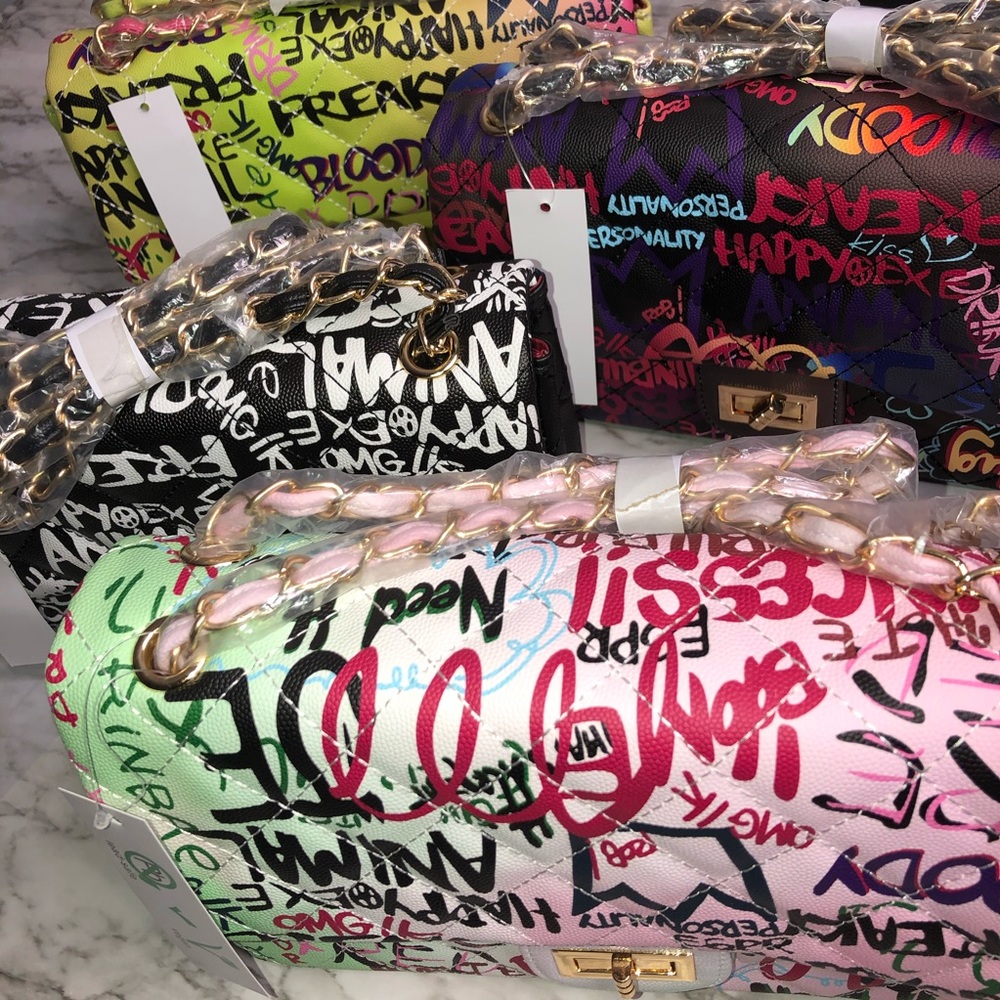 Graffiti purse